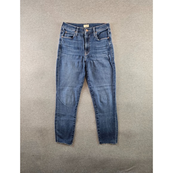 MOTHER Denim - MOTHER JEANS Size 27 'The Stunner Zip Two Step Fray - Girl Crush' (Mid-Rise)